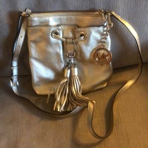 Michael Kors  Gold Camden Crossbody Purse